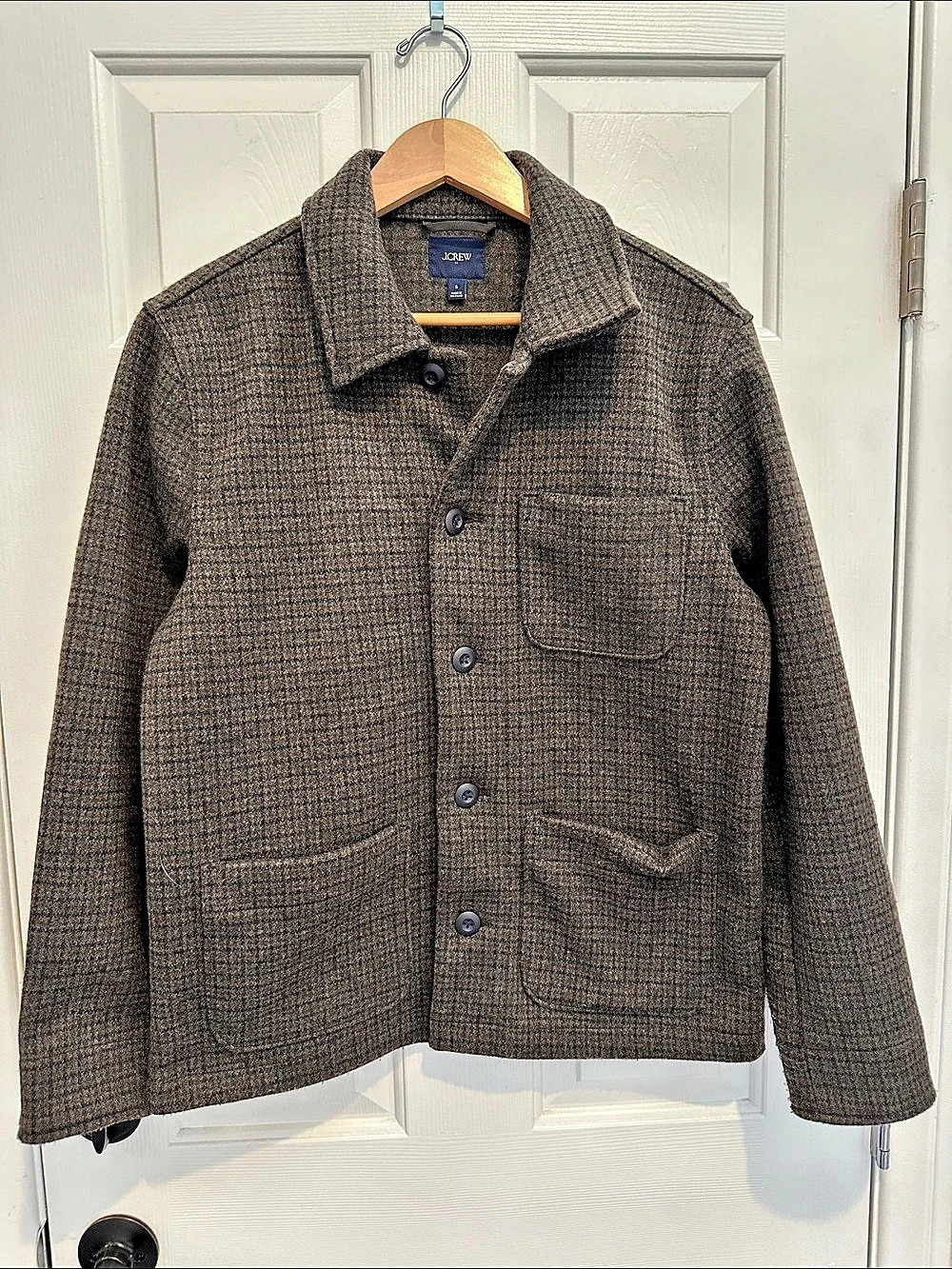 J.Crew Men’s Checkered Jacket Size Small Like New